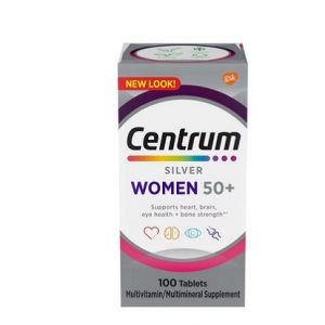 Centrum Silver Multivitamin For Women 50 Plus, Made in USA