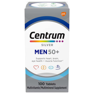 Centrum Silver Multivitamin for Men 50 Plus, Made in USA