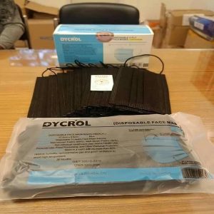 Dycrol Black Surgical Mask Premium Quality Made in China