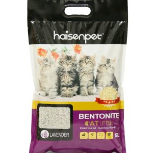 HaisenPet 5L Bentonite Cat Litter Lavender Flavor