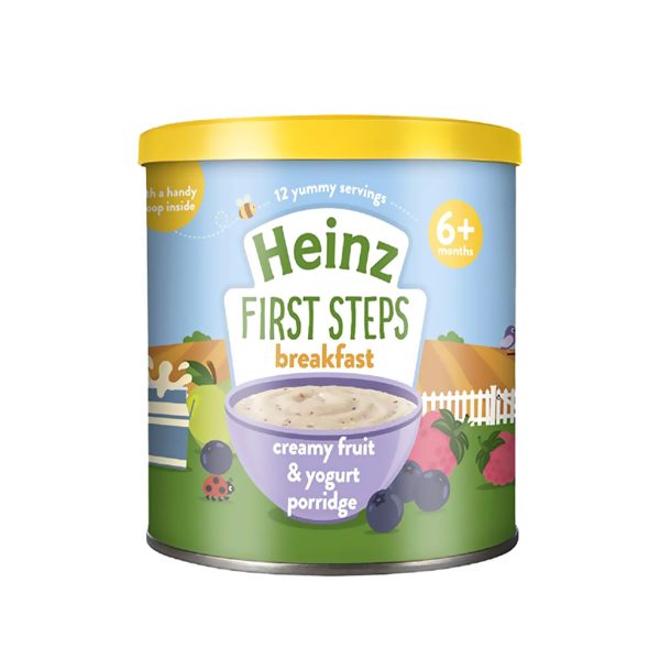 Heinz First Steps Breakfast, Creamy Fruit & Yogurt Porridge 240g, UK