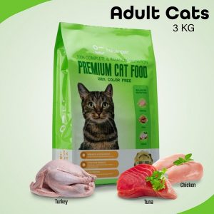 Haisenpet Premium Adult Cat Food Chicken & Tuna 3kg, Turkey Lowest Price in BD