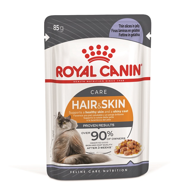 Royal Canin Hair and Skin Care Adult Cat Wet Food in Jelly 85g Wholesale Express BD Best Price