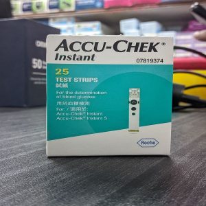 Accu Chek Instant Blood Glucose Meter Strips 25 Pcs Wholesale Express BD Lowest Price