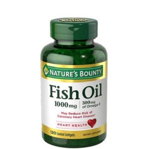 Nature's Bounty Fish Oil 1000mg 120 Capsules Lowest Price in BD Wholesale Express