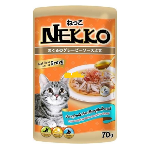 Nekko Pouch Tuna Topping Katsuobushi Gravy 70gm Wholesale Express BD
