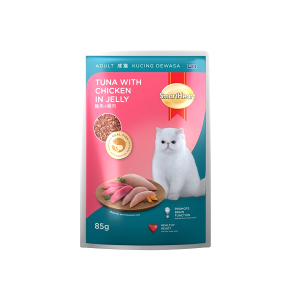 Smart Heart Adult Cat Pouch Tuna With Chicken in Jelly 85g Wholesale Express BD