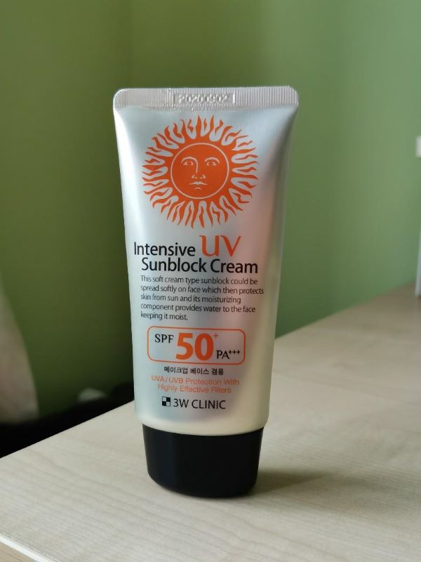 3W Clinic Intensive UV Sunblock Cream (SPF 50+ PA+++) 95g Wholesale Express BD