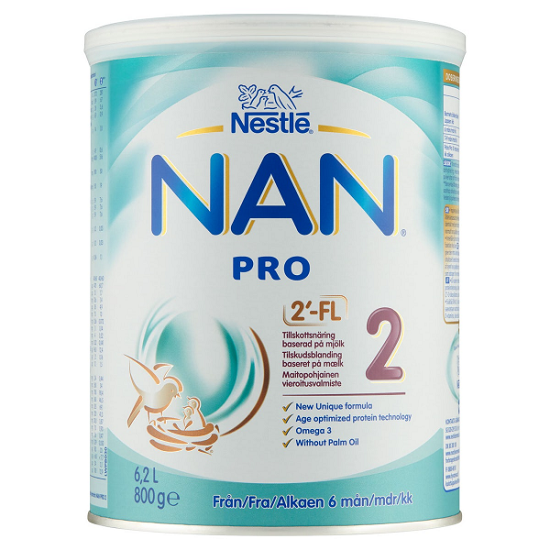 Nan Pro 2 Baby Formula Milk 6-12 Months 800g Nestle Wholesale Express BD