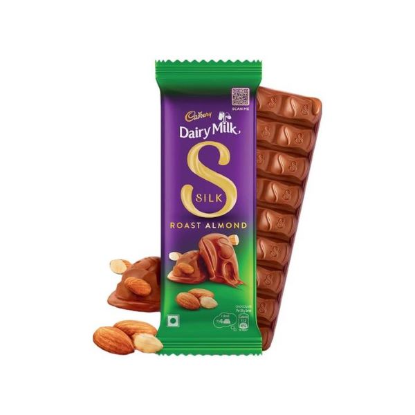 Cadbury Dairy Milk Silk Whole Nuts Roast Almond Chocolate 58g Wholesale Express BD