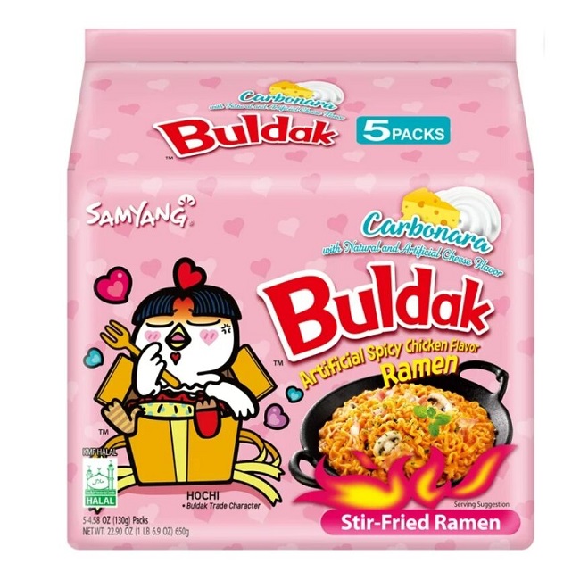 Samyang Carbo Hot Chicken Flavor Ramen Family Pack 650gm Wholesale Express BD Lowest Price in BD Wholesaler