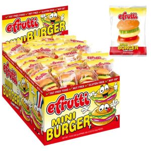 Efrutti Mini Burger Gummi Candy Box Of 60 x 9g Wholesale Express BD