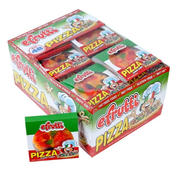 Efrutti Pizza Gummi Candy Box Of 48 x 15.5g Wholesale Express BD