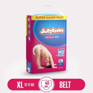 Supermom Baby Diaper XL-40 Pcs Pack Wholesale Express BD Lowest Price in BD