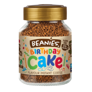 Beanies Barista Birthday Cake Flavour Instant Coffee UK 50g Wholesale Express BD