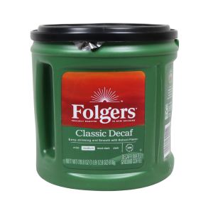 Folgers Classic Decaf Decaffeinat.Ground Coffee Jar 816g Wholesale Express BD