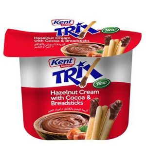 Kent Hazelnut Cream With Cocoa & Breadsticks 56g Wholesale Express BD
