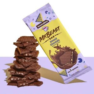 Mr Beast Bar Almond Chocolate with Almond Chunks 60g Wholesale Express BD