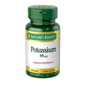 Nature's Bounty Potassium 99mg 100 Capsules Wholesale Express BD