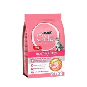 Purina One Healthy Kitten Formula With Chicken Cat Food 2.7kg Wholesale Express BD
