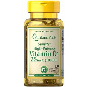 Puritan's Pride 15606 Vitamin D3 1000 IU Wholesale Express BD