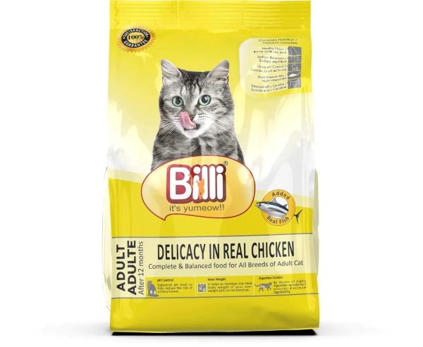 Billi Cat Food For Adult Real Chicken Real Fish 3Kg Wholesale Express BD