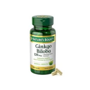 Nature's Bounty Ginkgo Biloba Capsules 120mg 100 Capsules Wholesale Express BD