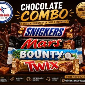 Chocolate combo (Snickers, Mars, Bounty, Twix) 4pcs Wholesale Express BD