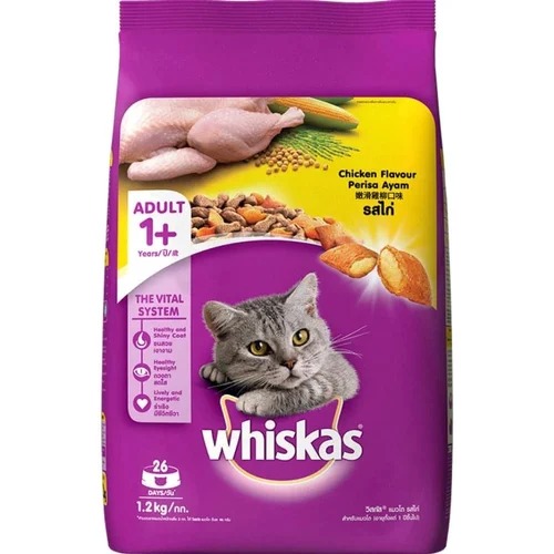 Whiskas Adult (1 Yr+) Chicken Flavour 1.2kg Wholesale Express BD