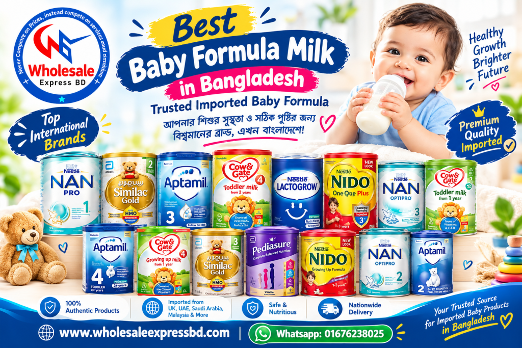 Best Baby Formula Milk in Bangladesh – Trusted Imported Baby Formula Wholesale Express BD
