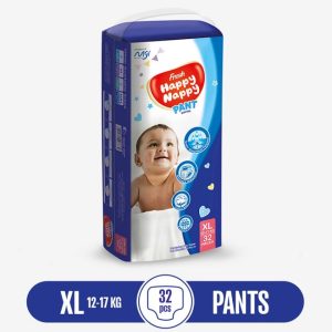 Happy Nappy XL Pants Baby Diaper 32Pcs Pack Wholesale Express BD