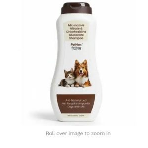 Buy PetHex Medicated Anti-Bacterial Shampoo for Cat And Dogs 200ml Wholesale Express BD