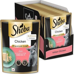 Buy Sheba Chicken Premium Loaf Kitten Pouch Wet Food 70g Wholesale Express BD