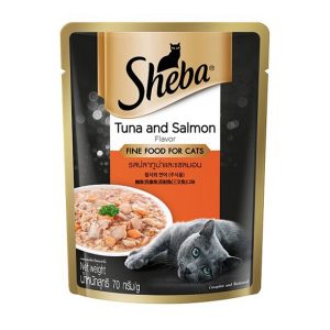 Buy Sheba Tuna and Salmon Pouch Wet Food 70g Wholesale Express BD