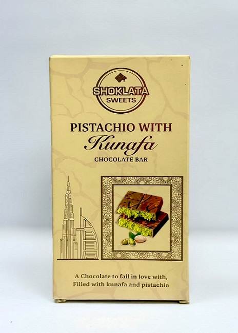 Buy Shoklata Sweets Pistachio With Kunafa Chocolate Bar 100gm Wholesale Express BD Lowest Price